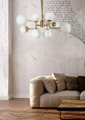 Люстра на штанге Maytoni Erich MOD221-PL-08-G в Можге - mozhga.mebel24.online | фото 4