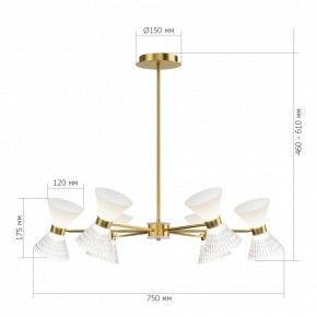 Люстра на штанге ST-Luce SPIRIT SL2004.303.12 в Можге - mozhga.mebel24.online | фото 2