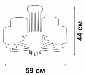 Люстра на штанге Vitaluce V3069 V3069-8/5PL в Можге - mozhga.mebel24.online | фото 3