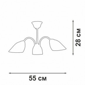 Люстра на штанге Vitaluce V3335 V3335-7/3PL в Можге - mozhga.mebel24.online | фото 3