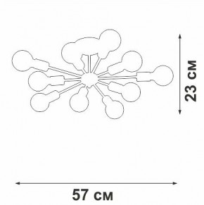 Люстра на штанге Vitaluce V4261 V4261-0/10PL в Можге - mozhga.mebel24.online | фото 4