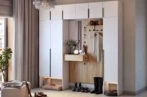 МЕБЕЛЬСОН К11 Прихожая (белое дерево) в Можге - mozhga.mebel24.online | фото