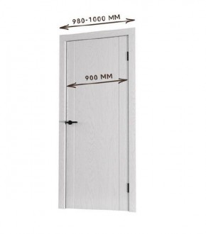 Межкомнатная дверь Bolivar Роялвуд белый (комплект) 900 в Можге - mozhga.mebel24.online | фото