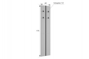 МЕРСИ Прихожая (модульная) белое дерево в Можге - mozhga.mebel24.online | фото 2