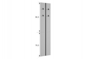 МЕРСИ Прихожая (модульная) белое дерево в Можге - mozhga.mebel24.online | фото 3