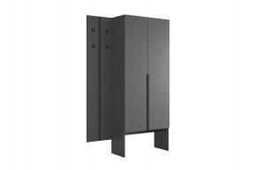 МЕРСИ Прихожая (модульная) графит в Можге - mozhga.mebel24.online | фото 6
