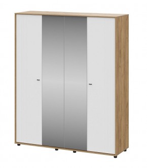 МИЛАН Шкаф четырехстворчатый (Белый Матовый) в Можге - mozhga.mebel24.online | фото