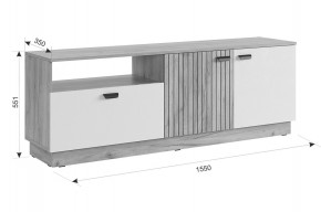 МОДИ К1 Гостиная (белое дерево) в Можге - mozhga.mebel24.online | фото 4