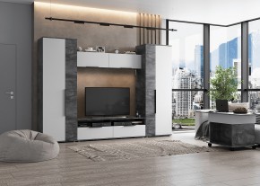 МОНИКА Гостиная (модульная) айрон рок в Можге - mozhga.mebel24.online | фото 1