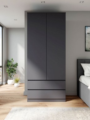 МОРИ МШ 900.2 Шкаф (графит) в Можге - mozhga.mebel24.online | фото 3