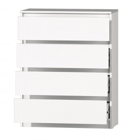 МС "Хилтон" Комод №1 800 (4 ящ.) белый текстурный в Можге - mozhga.mebel24.online | фото 3
