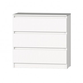 МС "Хилтон" Комод №2 800 (3 ящ.) белый текстурный в Можге - mozhga.mebel24.online | фото 2