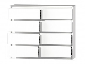МС "Хилтон" Комод №3 1200 (8 ящ.) белый текстурный в Можге - mozhga.mebel24.online | фото 3