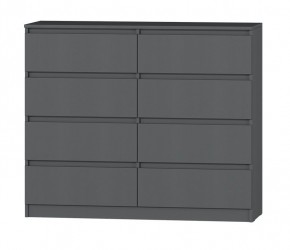 МС "Хилтон" Комод №3 1200 (8 ящ.) графит в Можге - mozhga.mebel24.online | фото 2