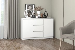 МС "Хилтон" Комод №4 1200 (белый текстурный) в Можге - mozhga.mebel24.online | фото