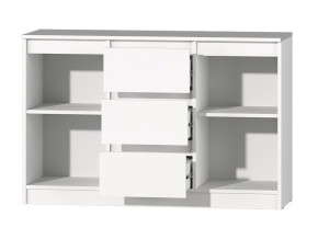 МС "Хилтон" Комод №4 1200 (белый текстурный) в Можге - mozhga.mebel24.online | фото 3