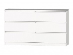 МС "Хилтон" Комод №5 1400 (6 ящ.) белый текстурный в Можге - mozhga.mebel24.online | фото 2