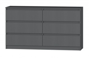 МС "Хилтон" Комод №5 1400 (6 ящ.) графит в Можге - mozhga.mebel24.online | фото 2