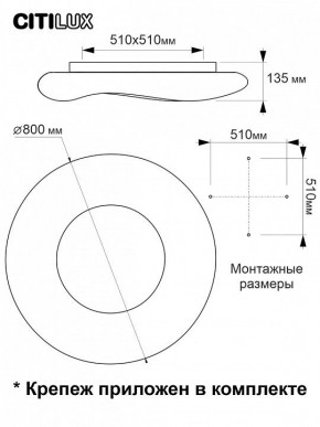 Накладной светильник Citilux Стратус Смарт CL732A800G в Можге - mozhga.mebel24.online | фото 13
