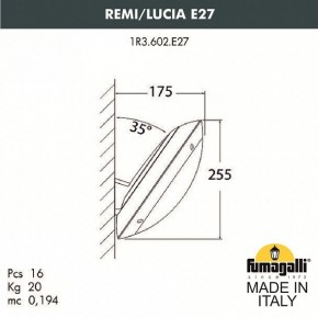 Накладной светильник Fumagalli Lucia 1R3.602.000.LYE27 в Можге - mozhga.mebel24.online | фото 2