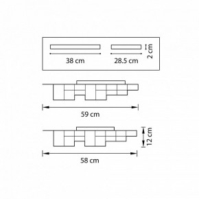 Накладной светильник Lightstar Favo 750122 в Можге - mozhga.mebel24.online | фото 2