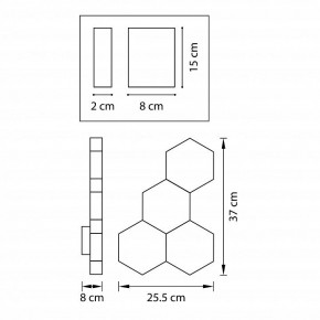Накладной светильник Lightstar Favo 750641 в Можге - mozhga.mebel24.online | фото 2