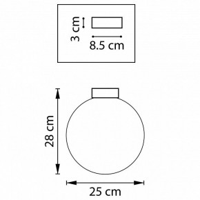 Накладной светильник Lightstar Globo 812033 в Можге - mozhga.mebel24.online | фото 3