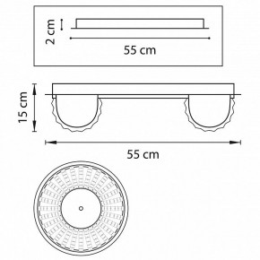 Накладной светильник Lightstar Onda 741074 в Можге - mozhga.mebel24.online | фото 4