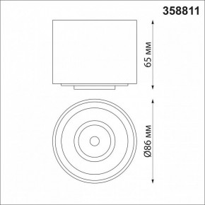 Накладной светильник Novotech Gesso 358811 в Можге - mozhga.mebel24.online | фото 7