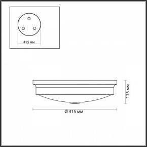 Накладной светильник Odeon Light Marsei 4824/4C в Можге - mozhga.mebel24.online | фото 4
