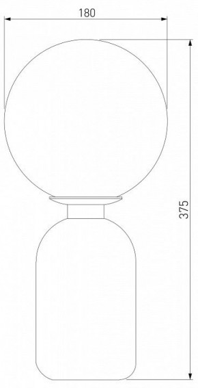 Настольная лампа декоративная Eurosvet Bubble 01197/1 белый в Можге - mozhga.mebel24.online | фото 2