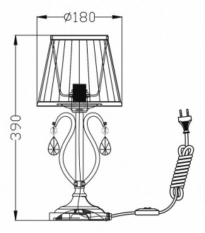 Настольная лампа декоративная Maytoni Brionia ARM172-01-G в Можге - mozhga.mebel24.online | фото 2