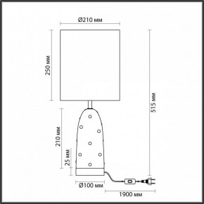 Настольная лампа декоративная Odeon Light Pollen 5424/1T в Можге - mozhga.mebel24.online | фото 5