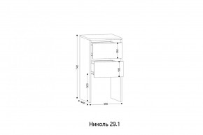 НИКОЛЬ 25 Шкаф 5-ти створчатый в Можге - mozhga.mebel24.online | фото 7