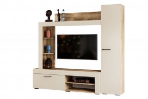 НИКОЛЬ Гостиная (Дуб крафт серый/софт айвори) в Можге - mozhga.mebel24.online | фото
