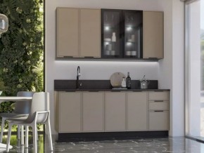 НИКОЛЬ Кухонный гарнитур 2000/900 (Холст Латте) в Можге - mozhga.mebel24.online | фото