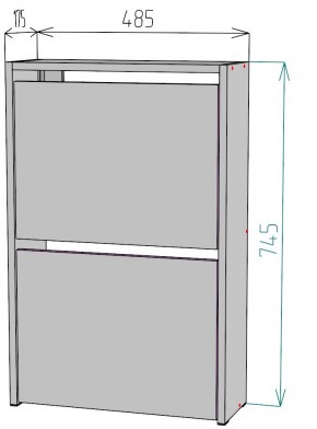 Обувница W120 в Можге - mozhga.mebel24.online | фото 2