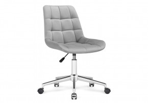 Офисное кресло Честер светло-серый / хром в Можге - mozhga.mebel24.online | фото