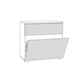 ОКТАВА Прихожая (модульная) графит в Можге - mozhga.mebel24.online | фото 7