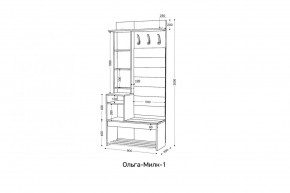 ОЛЬГА-МИЛК Прихожая (модульная) в Можге - mozhga.mebel24.online | фото 2