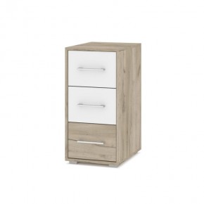 ОЛИВИЯ О62 Комод-тумба (дуб серый/белый) в Можге - mozhga.mebel24.online | фото