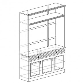 ОРЛЕАН Гостиная (модульная) серый в Можге - mozhga.mebel24.online | фото 5