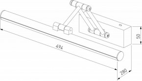 Подсветка для картины Elektrostandard Monza a064138 в Можге - mozhga.mebel24.online | фото 4