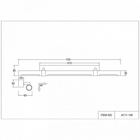 Подсветка для картины Favourite Cuero 4111-1W в Можге - mozhga.mebel24.online | фото 3