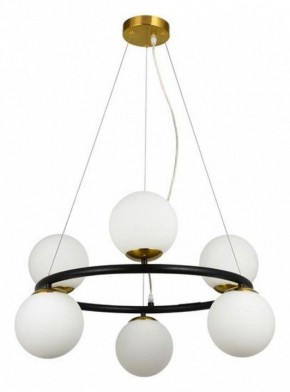 Подвесная люстра Arte Lamp Alcor A2224SP-6BK в Можге - mozhga.mebel24.online | фото 3