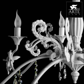 Подвесная люстра Arte Lamp Angelina A5349LM-8WH в Можге - mozhga.mebel24.online | фото 6
