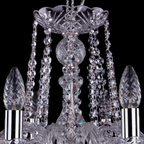 Подвесная люстра Bohemia Ivele Crystal 1402 1402/10/240/Ni/Leafs в Можге - mozhga.mebel24.online | фото 4