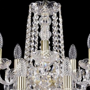 Подвесная люстра Bohemia Ivele Crystal 1402 1402/10+5/195/2d/G в Можге - mozhga.mebel24.online | фото 4