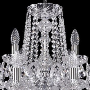 Подвесная люстра Bohemia Ivele Crystal 1402 1402/12+6/300/2d/Ni в Можге - mozhga.mebel24.online | фото 4