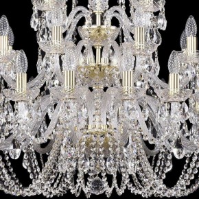 Подвесная люстра Bohemia Ivele Crystal 1402 1402/16+8+4/300/h-123/3d/G в Можге - mozhga.mebel24.online | фото 3